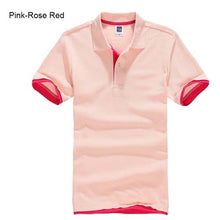 Load image into Gallery viewer, URSPORTTECH Men&#39;s Polo Shirt For Men Desiger Polos Men Cotton Short Sleeve shirt Clothes jerseys golftennis Plus Size XS- XXXL