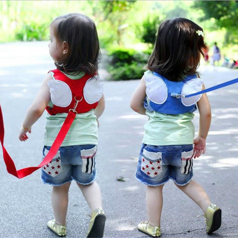 2018 Baby Kids Safety Harness Strap Toddler Walking Anti-Lost Rope Traction Rope Baby Walking Harnesses Leashes Red Blue