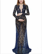 Load image into Gallery viewer, 2018 Maternity Lace Dress Maternity Photography props Clothing For pregnant women Maxi Fancy Shooting Photo pregnancy dress