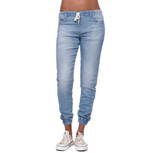 Load image into Gallery viewer, Casual Jogger Pants 2018 Elastic Sexy Skinny Pencil Jeans For Women Leggings Jeans High Waist Women&#39;s Denim Drawstring Pants