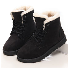 Load image into Gallery viewer, Women Boots Winter Warm Snow Boots Women Faux Suede Ankle Boots For Female Winter Shoes Botas Mujer Plush Shoes Woman WSH3132