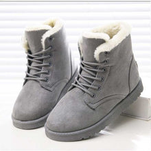 Load image into Gallery viewer, Women Boots Winter Warm Snow Boots Women Faux Suede Ankle Boots For Female Winter Shoes Botas Mujer Plush Shoes Woman WSH3132