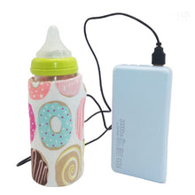 Load image into Gallery viewer, USB Milk Water Warmer Travel Stroller Insulated Bag Baby Nursing Bottle Heater