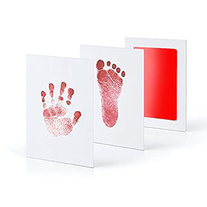 Baby footprint Non-Toxic Photo frame DIY Handprint Footprint Imprint Kit Baby Souvenirs Casting Clay Print Newborn Ink Pad Toys