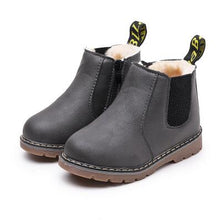 Load image into Gallery viewer, 2019 New Autumn Children Shoes PU Leather Waterproof Leather Boots Warm Kids Snow Boots Girls Boys Rubber Boots Fashion Sneakers