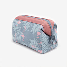 Load image into Gallery viewer, new fashion cosmetic bag Women waterproof Flamingo makeup bags travel organizer Toiletry Kits Portable makeup bags Beautician