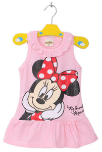Baby Girls Dress Girls Summer Dress 2019 Cartoon Minnie Mouse Dress Princess Dress 1-6 years