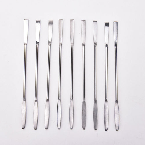 Women Stainless Steel Cosmetic Makeup Palette Spatula Spoon Stick Rod Cream Foundation Newest Mixing Tool Nail Art Accessories