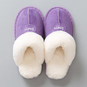 Women House Slippers Plush Winter Warm Shoes Woman Comfort Coral Fleece Memory Foam Slippers House Shoes for Indoor Outdoor Use