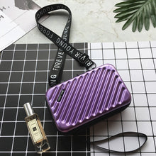 Load image into Gallery viewer, Luxury Hand Bags for Women 2019 New Suitcase Shape Totes Fashion Mini Luggage Bag Women Famous Brand Clutch Bag Mini Box Bag