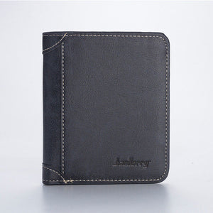 Mens Casual Wallets Leather Short Foldable Wallet Purse 17 Credit Cards Holder